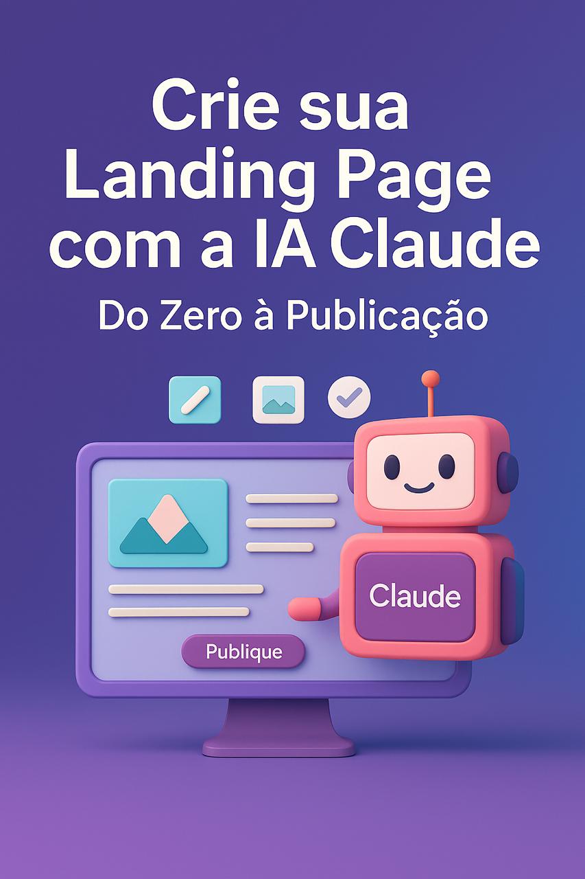 Capa do eBook Crie sua própria Landing Page com IA